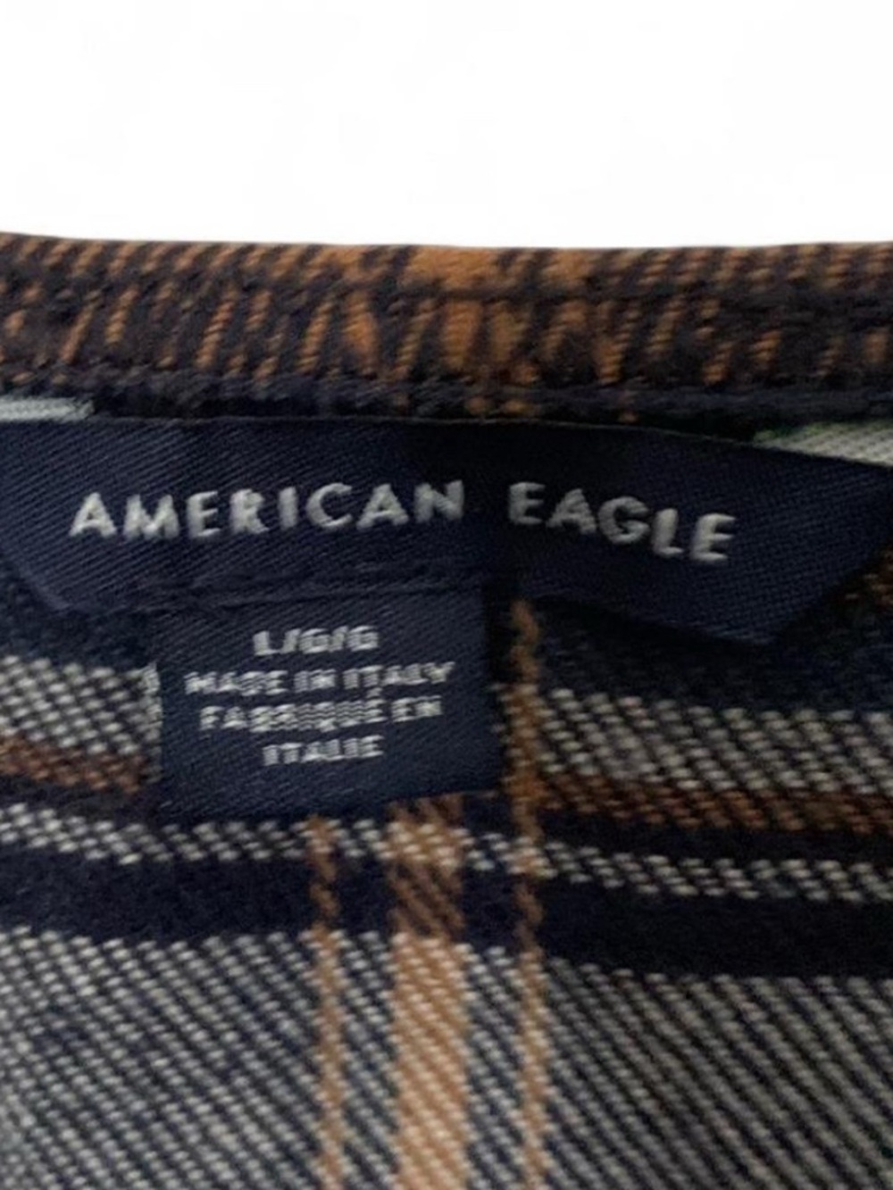 American Eagle Plaid Jumper Dress | Size L | Made in Italy - Picture 5 of 5